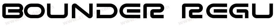 Bounder Regular字体转换